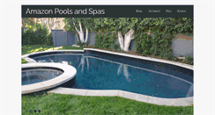 Desktop Screenshot of amazonpoolsandspas.com